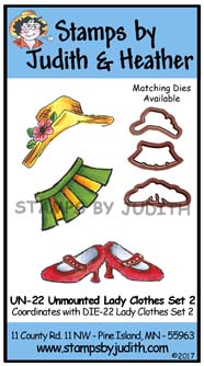 UN-22 Unmounted Lady Clothes Set 2